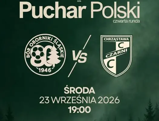 KP Bór Oborniki Śląskie kontra LZS Czarni Chrząstawa w 4. rundzie Okręgowego Pucharu Polski