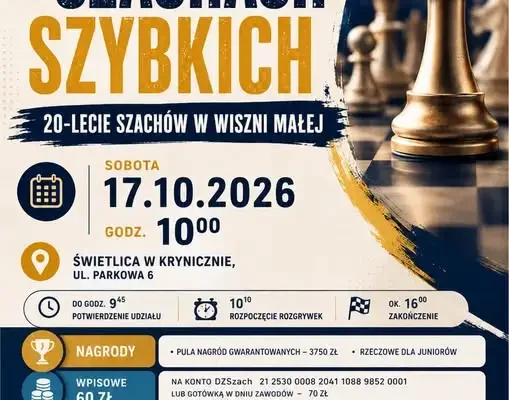 Mistrzostwa Dolnego Śląska w szachach szybkich – Kryniczno, 17 października