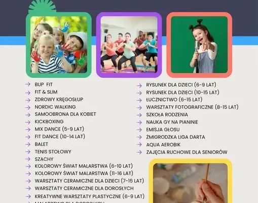 Żmigród: ruszyły zapisy na zajęcia kulturalno-sportowe 2026/2027