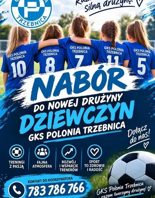 GKS Polonia Trzebnica otwiera nabór do nowej drużyny dziewcząt