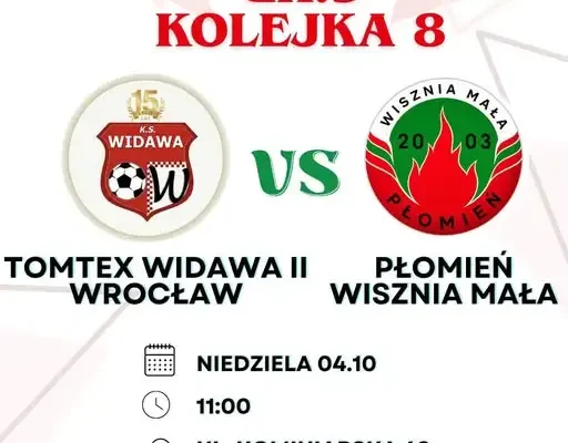Płomień Wisznia Mała zagra na wyjeździe z Tomtex Widawa Wrocław II