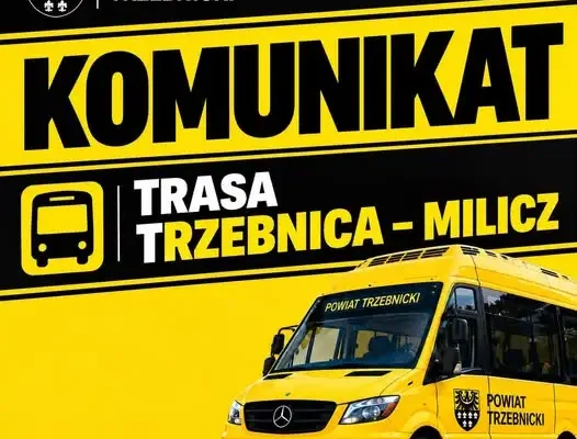 Powiat Trzebnicki zabezpieczył 81 tys. zł na linię do Milicza. Przewoźnik nagle zrezygnował