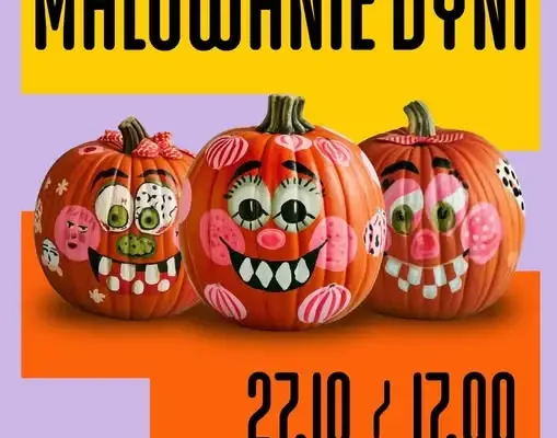 Warsztaty malowania dyni dla dzieci w Trzebnicy – zapisy trwają