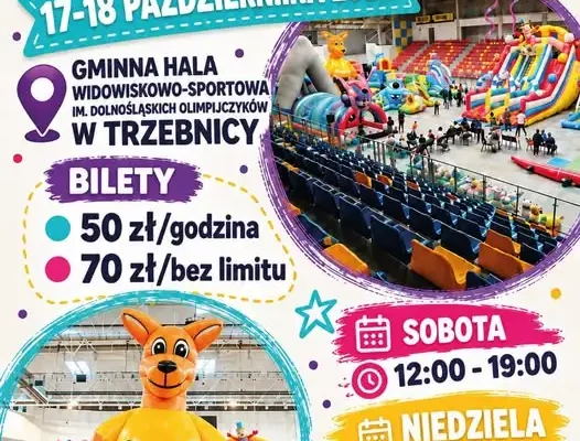 Happy Dmuchańce wracają do Trzebnicy – festiwal dmuchanych atrakcji już 17 i 18 października