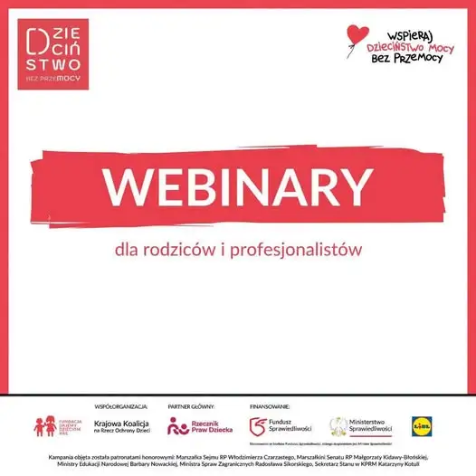 Dzieciństwo bez Przemocy – rusza kampania z darmowymi webinarami dla rodziców i specjalistów