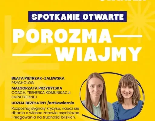 „Porozmawiajmy” o zdrowiu psychicznym – otwarte spotkanie w Trzebnicy