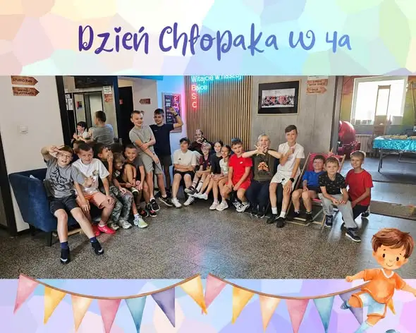 Klasa 4 z Trzebnicy świętowała Dzień Chłopaka na sportowo
