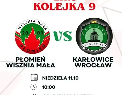 Płomień Wisznia Mała szuka przełamania. W niedzielę mecz z Karłowicami Wrocław