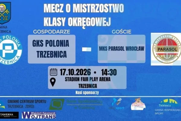 Polonia Trzebnica zagra u siebie z Parasolem Wrocław. Kibice liczą na trzy punkty