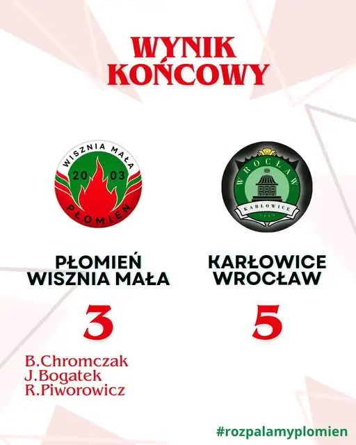 Kompromitacja Płomienia Wisznia Mała: prowadzili 3:1, przegrali 3:5
