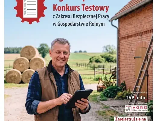 KRUS zaprasza rolników z Gminy Prusice do udziału w konkursie o bezpieczeństwie pracy