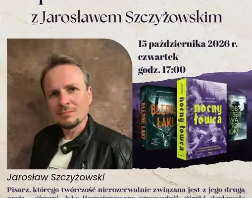 Jarosław Szczyżowski spotka się z czytelnikami w Prusicach