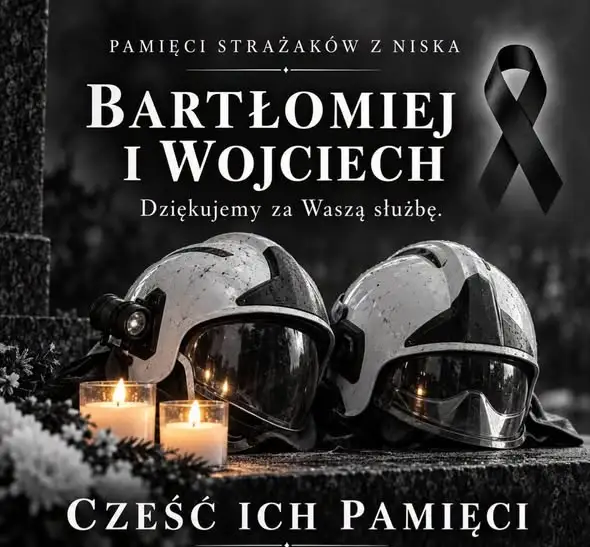 Tragedia w Nisku: dwaj strażacy PSP zginęli na służbie