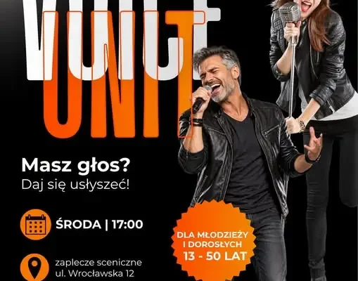 VOICE UNIT – nowe zajęcia wokalne w Żmigrodzkim Ośrodku Kultury