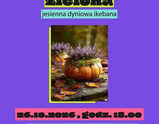Jesienne warsztaty dyniowej ikebany w Trzebnicy – zapisy trwają