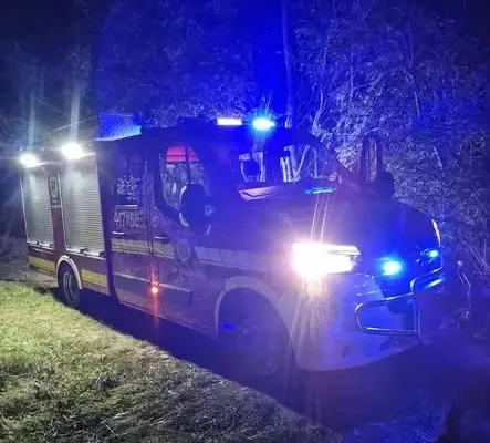 Pożar drzewa w Starym Żmigrodzie – akcja OSP KSRG Łysa Góra