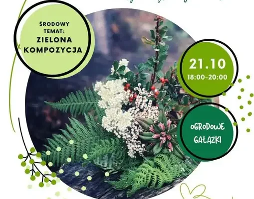 Zielona kompozycja w Warsztatowni – bezpłatne warsztaty w Gminie Prusice