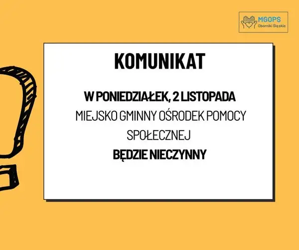 MGOPS w Obornikach Śląskich nieczynny 2 listopada 2026 – sprawdź powód