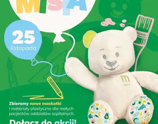 Szkoła włącza się w zbiórkę pluszaków dla chorych dzieci z okazji Dnia Pluszowego Misia