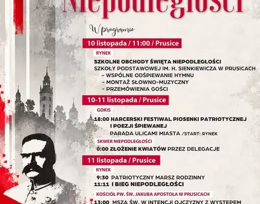 Prusice świętują 108. rocznicę Niepodległości – uroczystości 10–11 listopada
