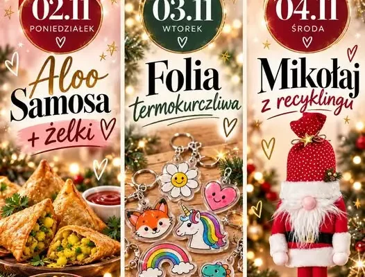 Świetlica w Pierwoszowie zaprasza na listopadowe warsztaty: kuchnia, magia i świąteczny recykling