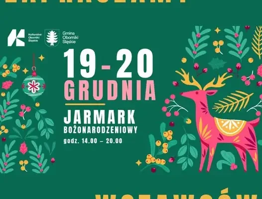 Jarmark Bożonarodzeniowy w Obornikach Śląskich – poszukiwani wystawcy